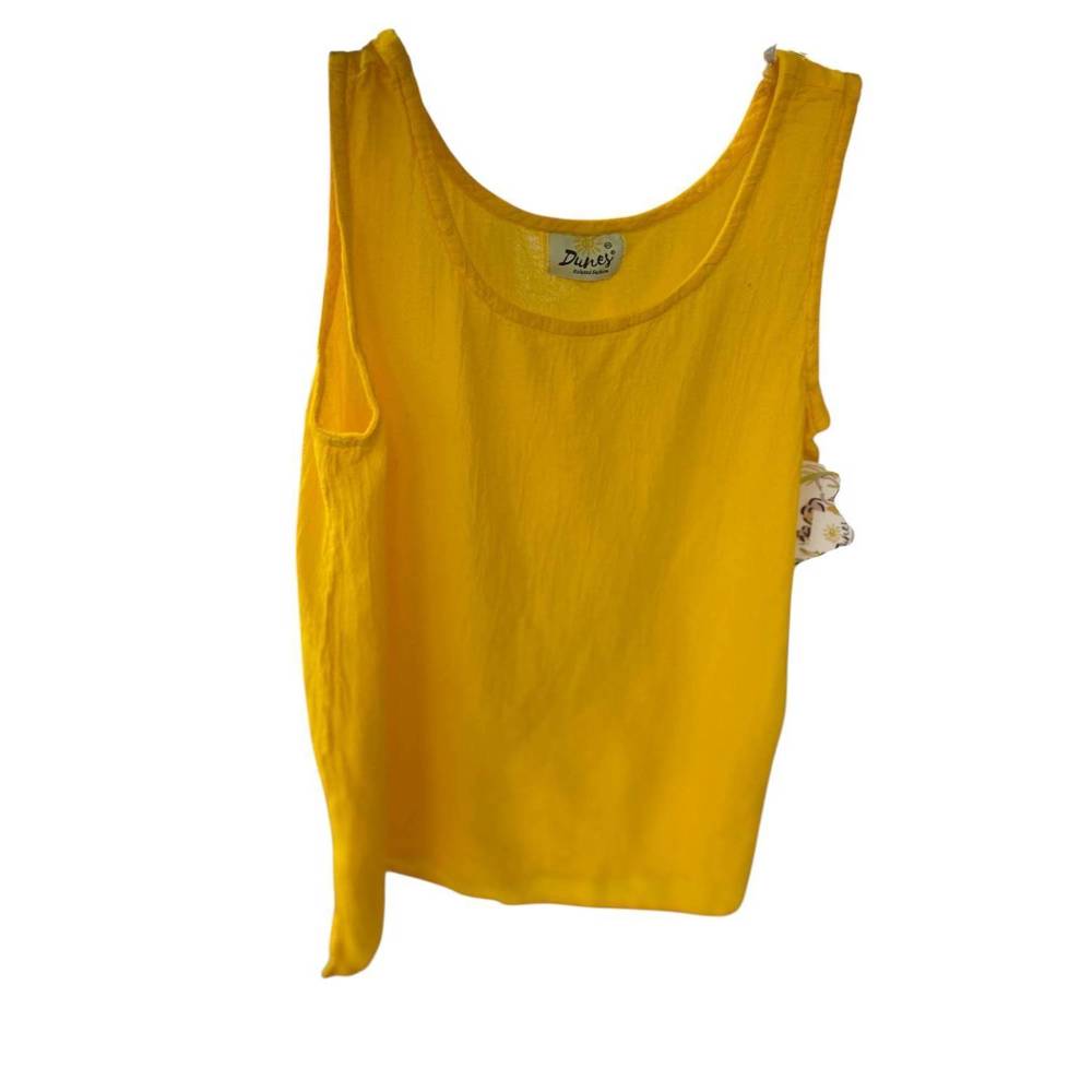 NEW DUNES women's la paz tank top in yellow